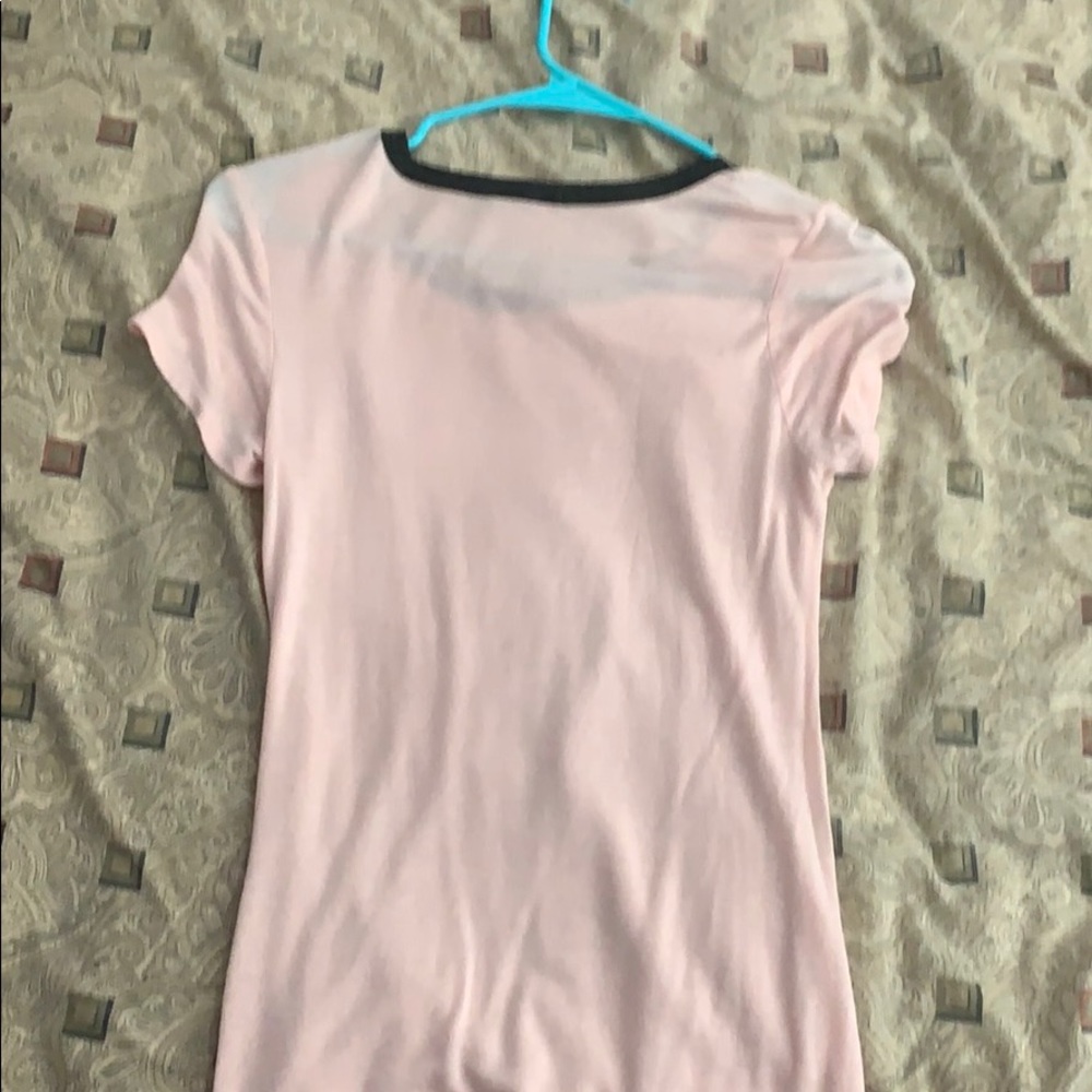 Thin materiel. Pink t-shirt